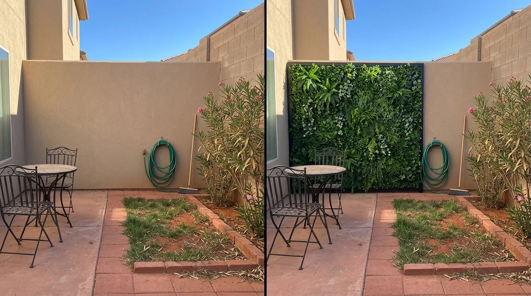 Result artificial grass installation in St. George - St. George Turf Installation